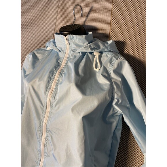 Windbreaker Jacket Big Chill Freestyle Hooded Front Pockets SM Light‎ Blue - Picture 2 of 8